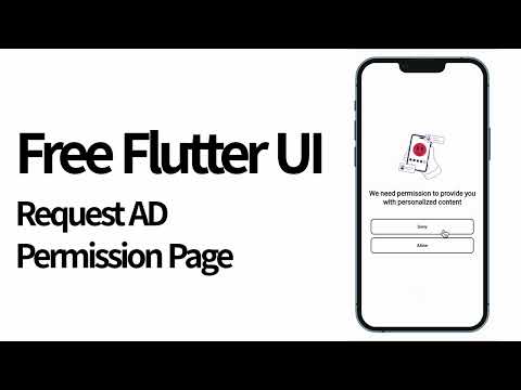 Request Ad Permission Page #flutterui