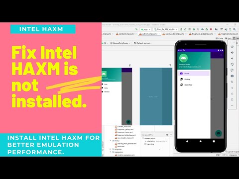 How to fix intel HAXM is not installed in Android Studio 64bit 2021 windows 10 and HAXM installation