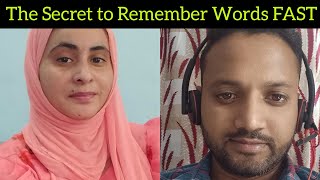 The Secret to Remember Words FAST /Speaking English Practice