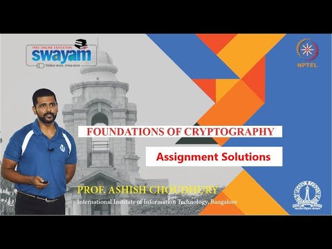 Foundations of Cryptography | Week 1 Assignment 1 Solution | The Codeist #nptel