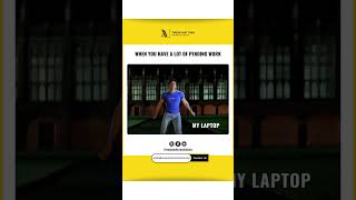 When You have a lot of pending work #tweakandturnsolutions #TechStruggles #WorkWoes #BhopalBusiness