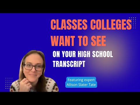 Don't Take These High School Courses! And Which Courses To Take To Get Accepted Into College