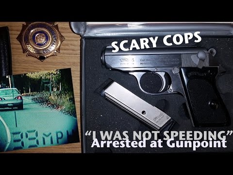 Scary Cops - "I Was Not Speeding" Arrested at Gunpoint, evading Police Stop