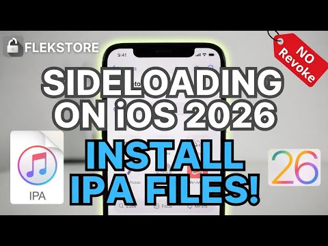 How to Install IPA Files on iPhone & iPad Without PC or Jailbreak | FlekStore Tutorial 2026 [iOS 26]