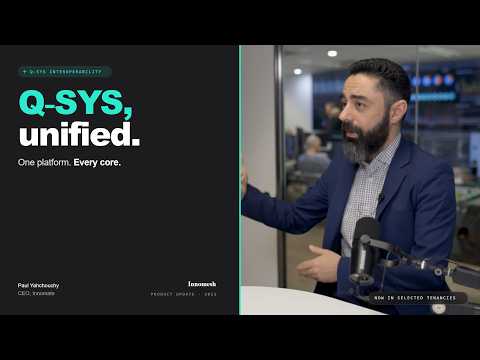 Q-SYS Interoperability in Innomesh x Innomate