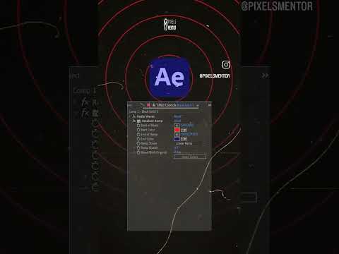 QuickTips- How can you easily  create a wave effect on aftereffect