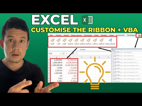 Stop Using Developer Tab! Add Your Own Excel Ribbon for VBA Macros