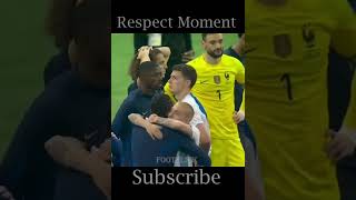 Respect Moment -  part 2 #vamosargentina #fff #afa #messi #mbappe #shorts #worldcup2022