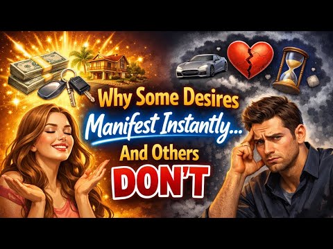Why Some Desires Manifest Instantly… And Others Don’t 🤯✨