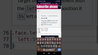 CSS Transformation by building a Penguin step 49 #ytshorts#youtubeshorts#freecodecamp #htmlcss#reels