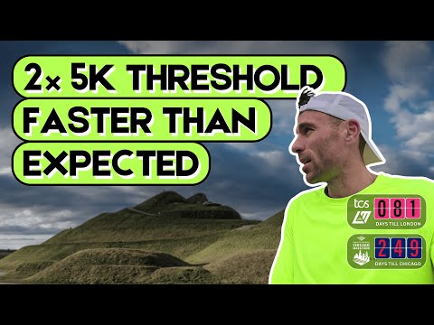 This Session Surprised Me | 5K Threshold x2 With 4 minute VO2 Max Reps In The Cold