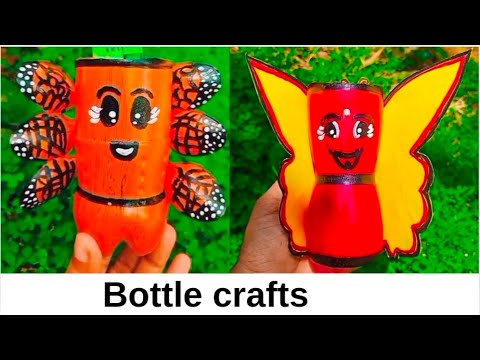 plastic bottle craft/reuse of bottle/unique home decoration ideas #craftideas #youtube #homedecor