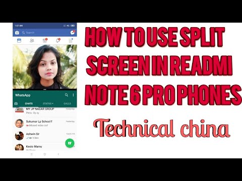YouTube  How to use split screen in readmi note 6 pro phones, multi window use