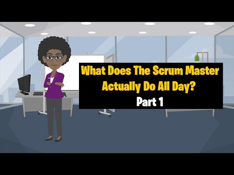 🤷‍♀️ What Does The Scrum Master Actually Do All Day Part 1 (Through Visuals)
