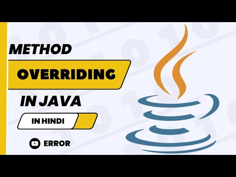 Method Overriding in Java | java tutorial | @Error_programming