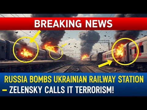 Russia Bombs Ukrainian Railway Station – Zelensky Calls It Terrorism.