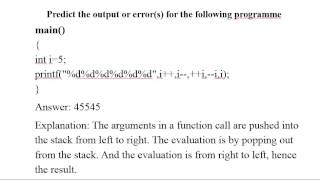 Best Collection of C Interview Questions  Q no 57