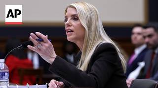 Ted Lieu asks Pam Bondi about a video of Trump and Epstein at a party together