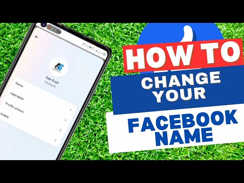 How to change your Facebook name