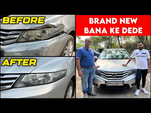 2012 Honda City i-VTEC Restoration & Painting | MGP Accessories | Swift Denting Painting | NS Garage