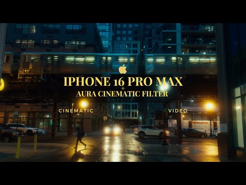 iPhone 16 Pro Max  + Aura Cinematic Filter 4K | Apple LOG #iphone16promax #cinematicvideo