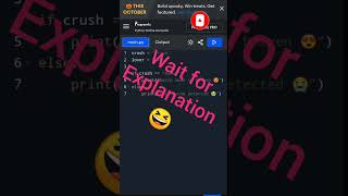 “When your love story depends on one IF condition 😭💘🐍”#PythonLoveStory #IfElseInLove #FunnyCoders