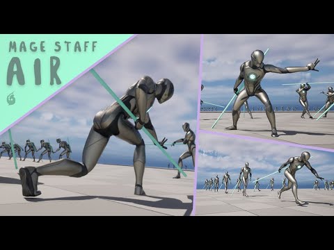 Mage Staff: Air (Motion Capture Animations for Unreal Engine)