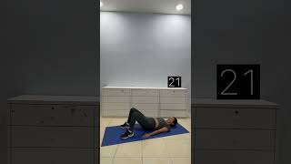 Glute Bridge exercise at home #beginnerworkoutathome #bellyfatloss #burnfat #exerciseroutine