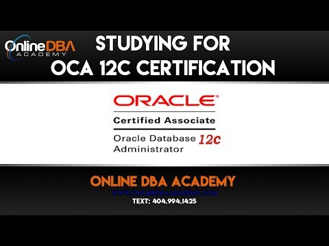 Oracle Certification Training – Oracle 12C OCA Certification Training