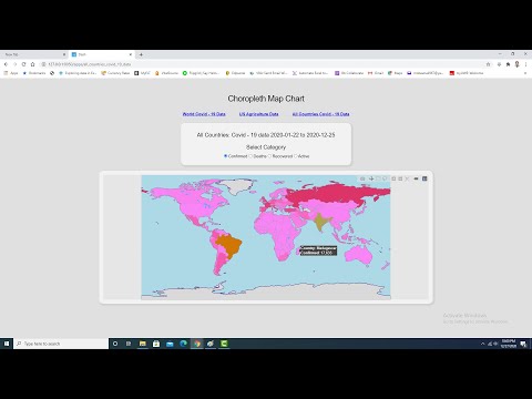 Create choropleth map chart with drop down list and radio items in plotly dash