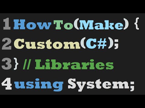 How to make cleaner code with custom libraries in C# | Unity
