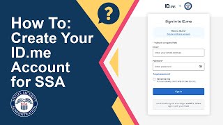 How to Create Your ID.me Account with SSA