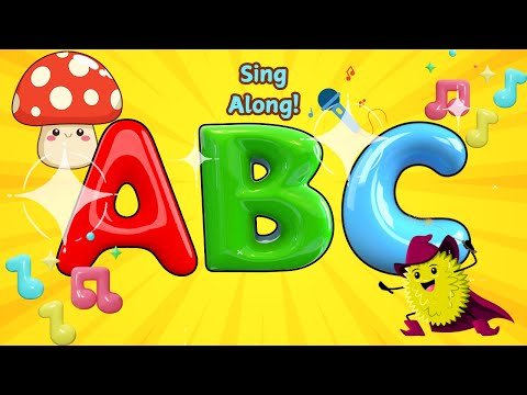 ABC Song for Kids | Learn Alphabet with Fruits & Vegetables Names | Fun Nursery Rhyme