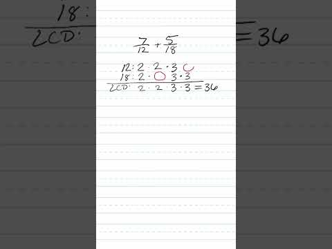 How to Add Fractions | Adding Fractions - #shorts #shortsvideo #mathematics #fraction #fractions