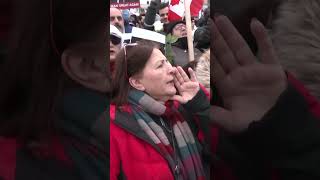 Protesters Gather Worldwide To Support Iran's Lion And Sun revolution #shorts