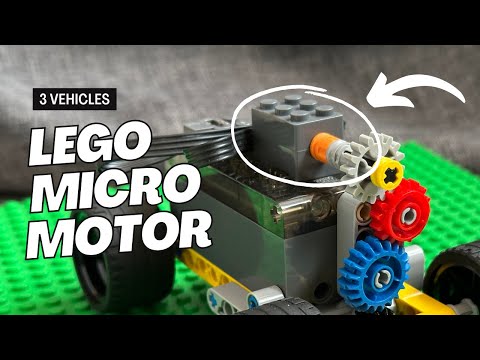 Micro Motor-Powered LEGO Vehicles – 3 Setups