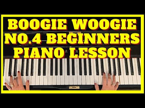 How to play Boogie Woogie. Very easy to follow Beginners piano lesson.