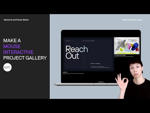 Build an Awwwards Mouse Interactive Project Gallery with Nextjs