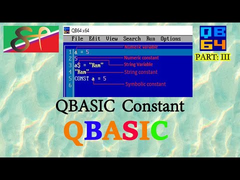 Qbasic Constant in Nepali || QBASIC for Class 8, 9 and 10 || Part-III