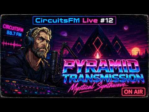 CircuitsFM Live #12 | Pyramid Transmission | Mystical Synthwave