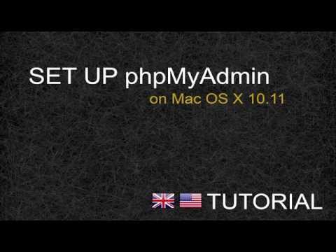Set up phpMyAdmin on OS X 10.11 - Tutorial [ENG]