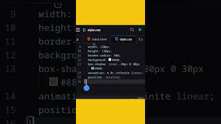 Only HTML and CSS animation