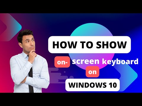 WINDOWS 10 ON-SCREEN KEYBOARD TUTORIAL: STEP-BY-STEP GUIDE #onscreenkeyboard #keyboardnotworking
