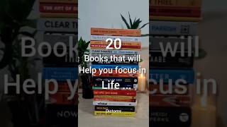 20 books that will improve your focus and productivity in life. #leadershipbooks #smartleaders