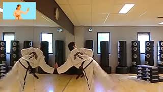 Taekwon-Do stretching ( dynamic ) in 5 min part 2.update 2019