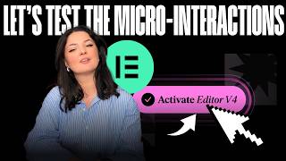 How to Use Micro-Interactions in Elementor v4
