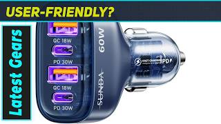 SUNDA 60W USB C Car Charger: The Best Multi-Device Fast Charging Solution!