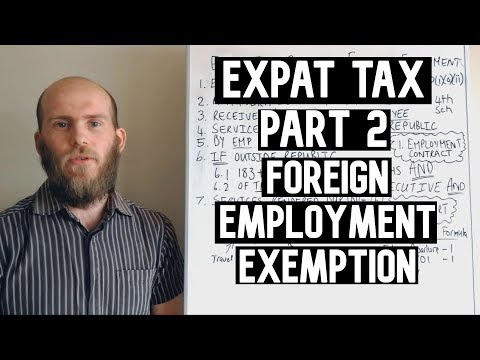 Foreign Employment Exemption | The Expat Series Part 2