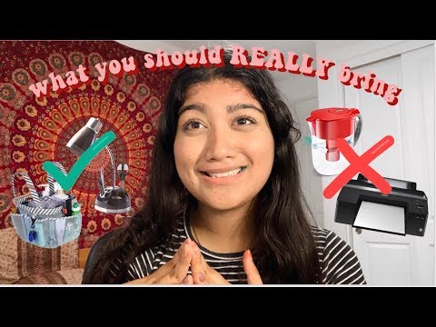 a last minute what to bring (and not to bring) to college