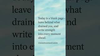 Reset your mindset and own your day.#MindReset #DailyMotivation #NewBeginnings #StrengthWithin